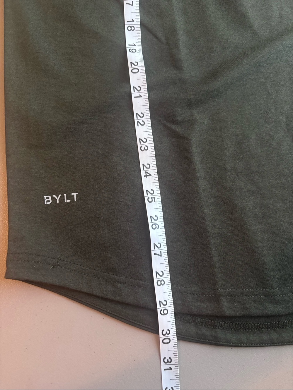 NWT BYLT Henley signature mens short sleeve forest green size XL tee shirt - Picture 7 of 8